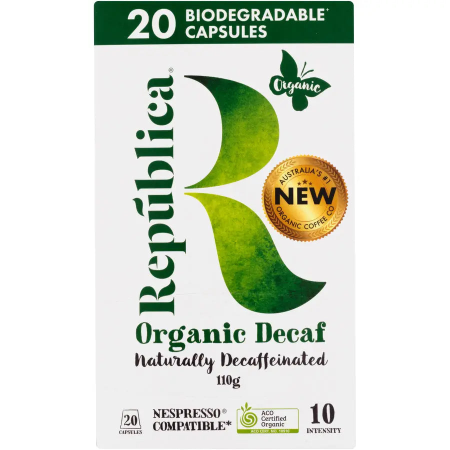Organic decaf coffee best sale pods